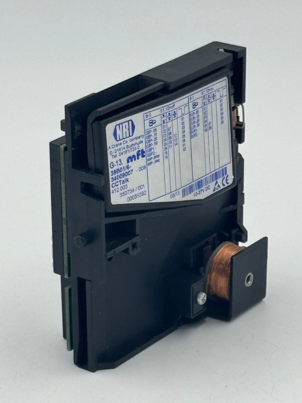 Crane NRI MFT G13 ccTalk Front